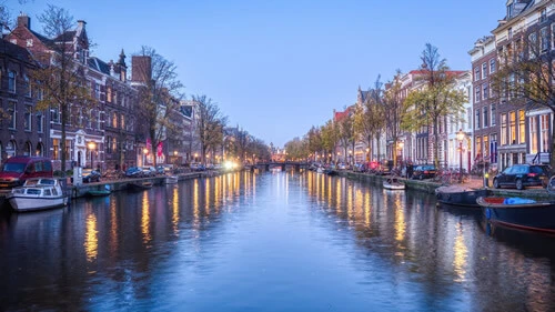 Canals in Amsterdam, Netherlands