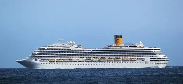 costa cruise ship going in the ocean