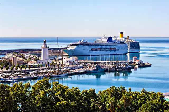 Malaga, spain Port