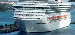 Carnival_Cruise_Tips Carnival Triumph docked at the harbor