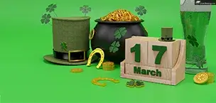 Carnival_Cruise_Tips Hat, glass, podium for St. Patrick