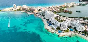 Cruise_Holidays Hotel zone and Beach in Cancun, Mexico