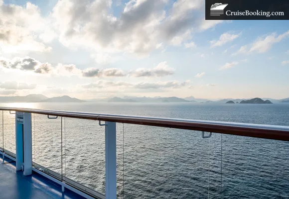 balcony on a cruise