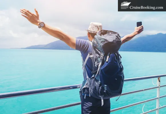 boarding a cruise ship