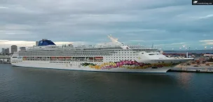 Cruise Ship in Miami