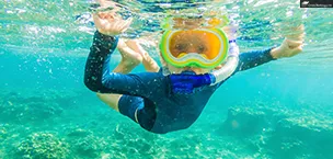 Cruise_Holidays snorkeling on a cruise