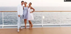 Friends on Cruise Deck