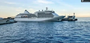 moored ship in monaco