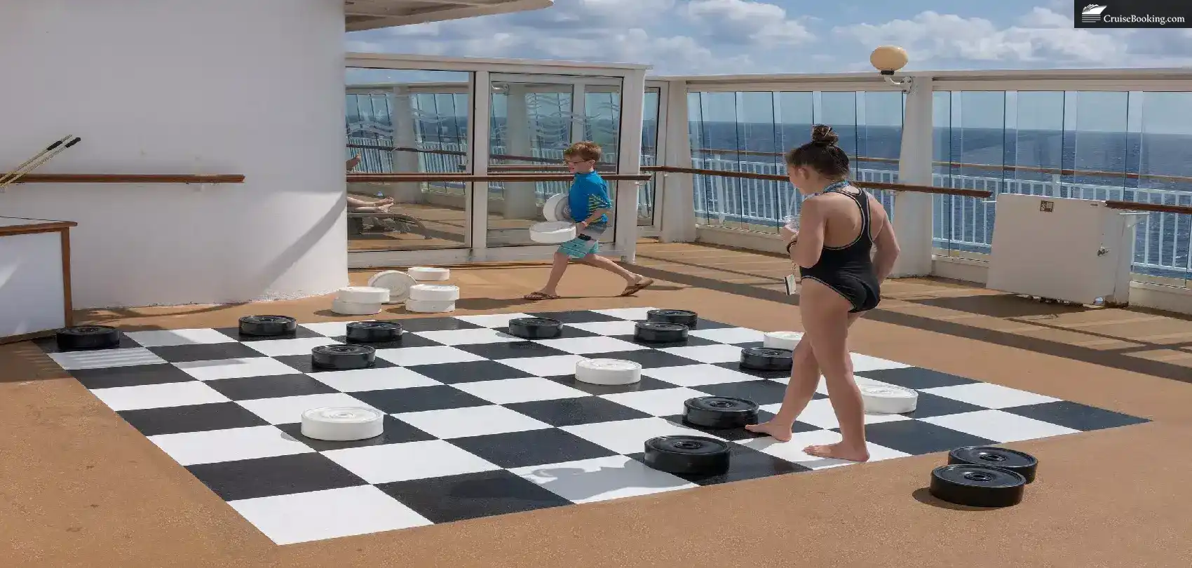 Kids Playing on a Cruise