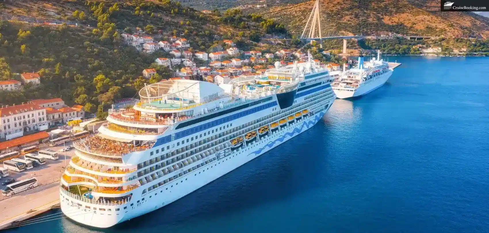 Cruise ship at harbor