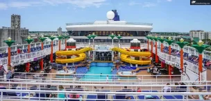 First_Time_Cruisers pool in cruise ship