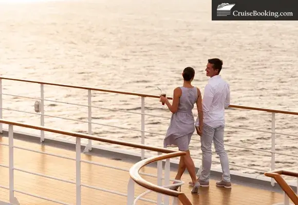 Couple Walking On Cruise