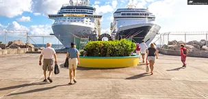 First_Time_Cruisers Cruise passengers return to cruise ships