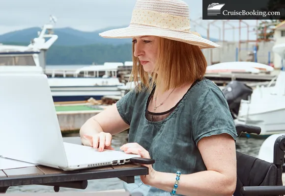laptop on a cruise