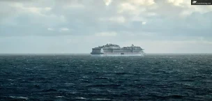 First_Time_Cruisers Cruise Ship in Sea