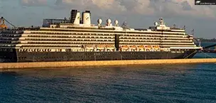 oosterdam cruise ship liner side view