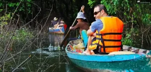 Mexico mangroves on a kayak