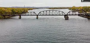 Bridge over the Mississippi River in La Crosse
