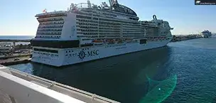 A MSC cruise ship, a vessel, or a ship image