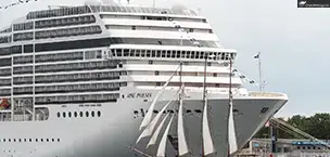 Msc_Cruise_Tips MSC Poesia Cruises Yacht Club in sea