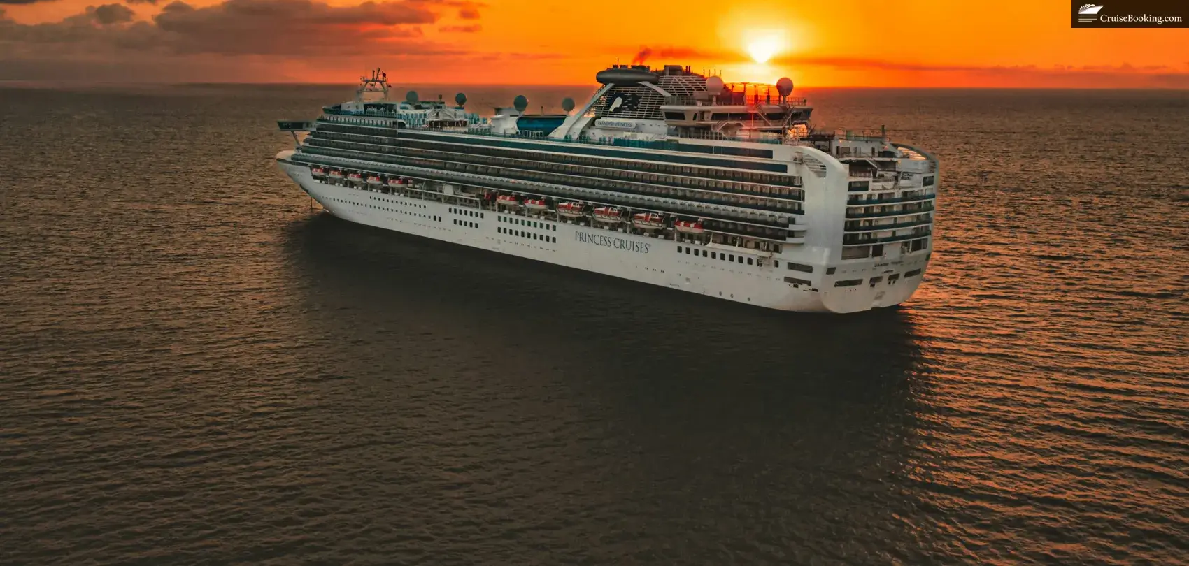 The Princess Cruises ship leaving Puerto Vallarta