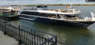 River_Cruising Avalon Waterways at a pier in Ensenada, Mexico
