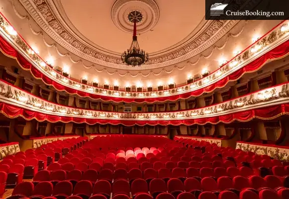 theater with red seats