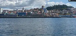 The transatlantic port of Vigo Spain