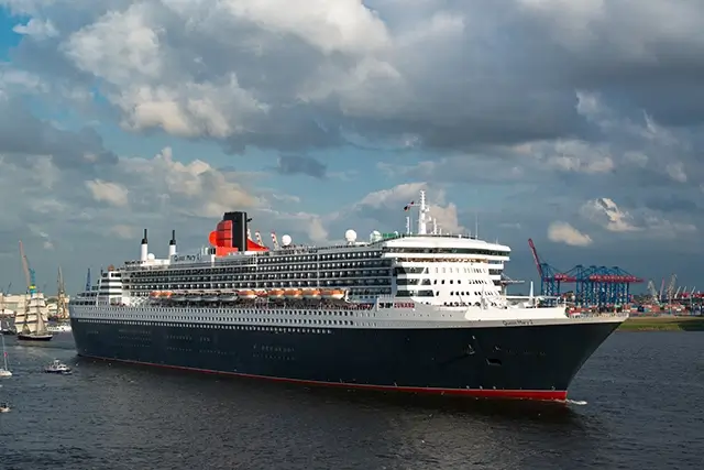 The Queen Mary 2 is one of the most luxurious cruise ships in the world