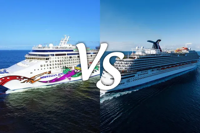 Comparison between Norwegian Cruise Line and Carnival Cruise Line