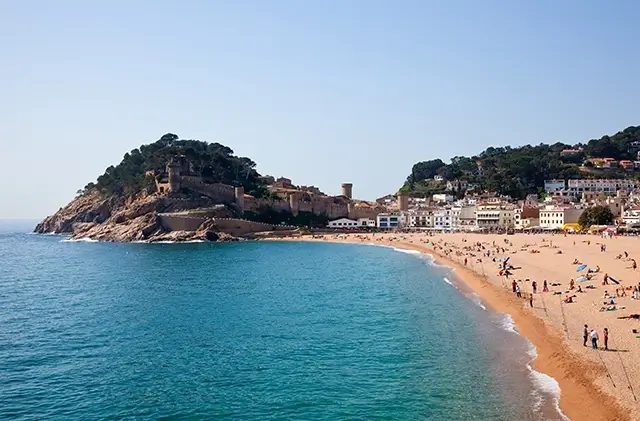 Sand beach in tossa