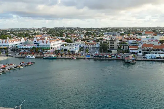 An image of Aruba, Oranjestad, in the Caribbean