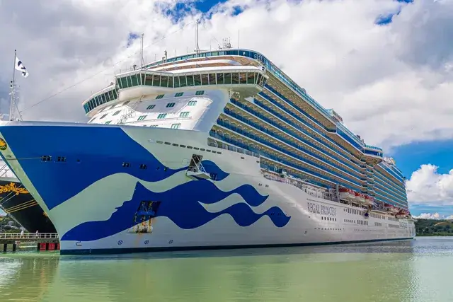 Regal Princess Cruise Ship in Sea