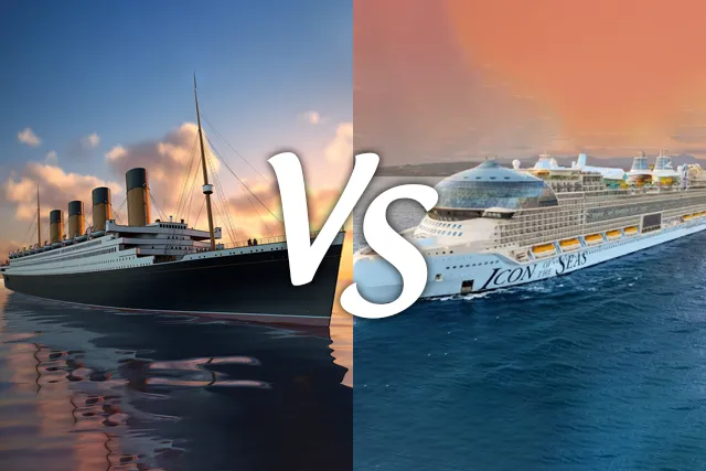 Titanic Vs Modern Cruise Ships