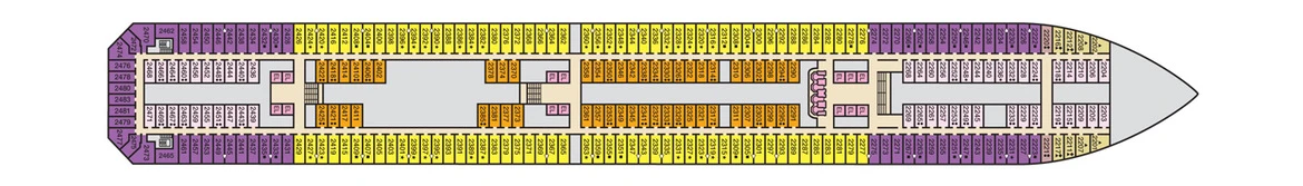 Carnival Cruise Lines Carnival Conquest Deck Plans Deck 2