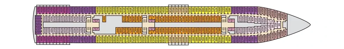 Carnival Cruise Line Carnival Elation Deck Plan 5