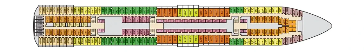 Carnival Cruise Line Carnival Elation Deck Plan 6