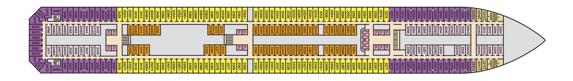 Carnival Cruise Lines Carnival Splendor Deck Plans Deck 2 Jpg