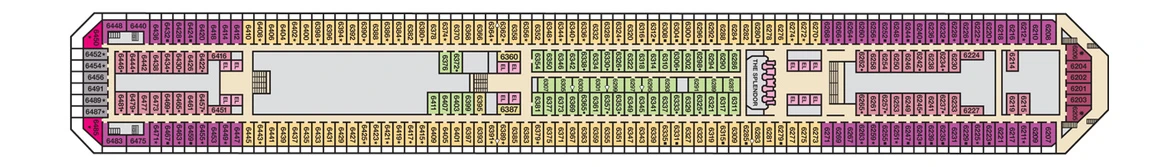 Carnival Cruise Lines Carnival Splendor Deck Plans Deck 6 Jpg