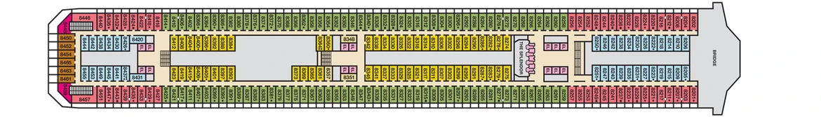 Carnival Cruise Lines Carnival Splendor Deck Plans Deck 8 Jpg