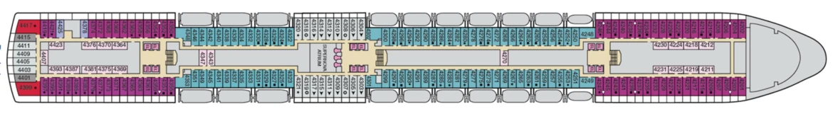 Carnival Cruise Lines Carnival Luminosa Deck Plan 4