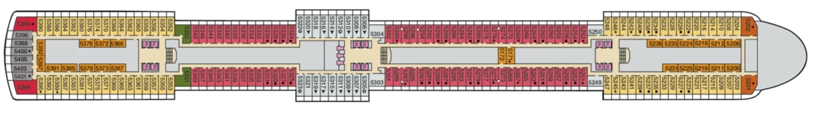 Carnival Cruise Lines Carnival Luminosa Deck Plan 5