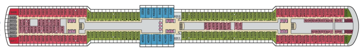 Carnival Cruise Lines Carnival Luminosa Deck Plan 6