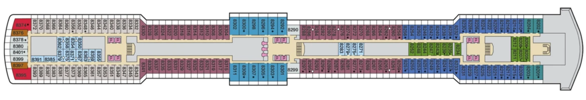 Carnival Cruise Lines Carnival Luminosa Deck Plan 8