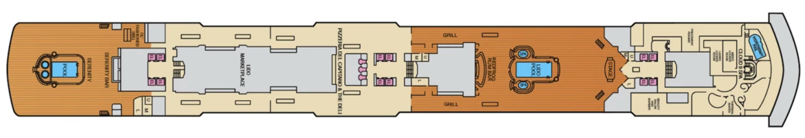 Carnival Cruise Lines Carnival Luminosa Deck Plan 9