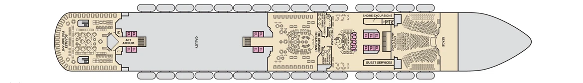 Carnival Cruise Lines Carnival Dream Deck Plans Deck 3