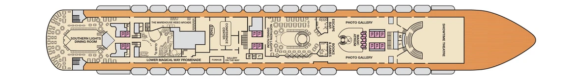 Carnival Cruise Line Carnival Magic Deck 4