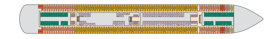 Carnival Cruis Lines Carnival Horizon Deck Plans Deck 1