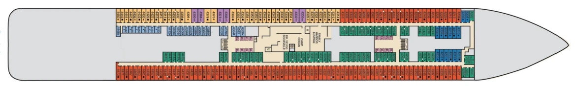 Carnival Cruise Lines Mardi Gras Deck Plans Deck 4