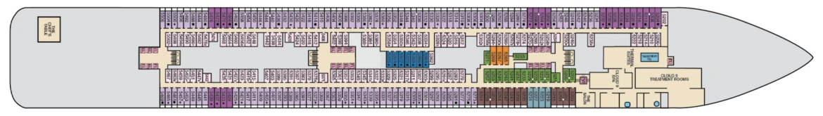 Carnival Cruise Lines Mardi Gras Deck Plans Deck 5